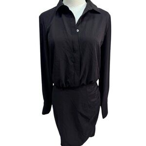 Amanda Uprichard New York Black Shirt Dress Size Small NWT